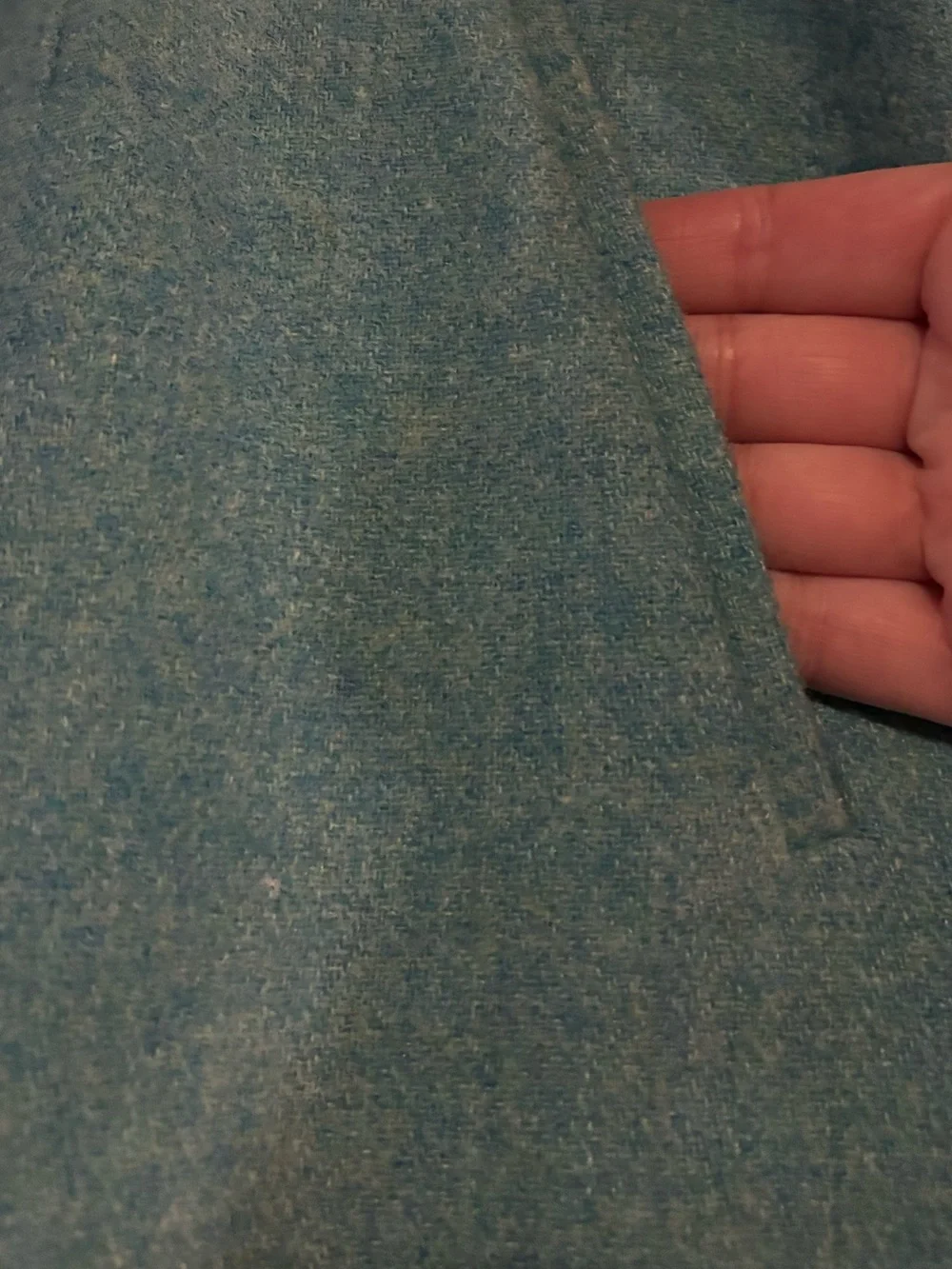 Talbots Wool Teal Scalloped Hem Women's Skirt, size 18W
